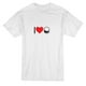 I Heart Burger Graphique T-shirt Blanc pour Hommes – image 1 sur 1