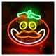 thumbnail image 1 of Letrero De Neón Con Forma De Cabeza De Tomate Luz LED Regulable Para Sala De Juegos, Cueva De Hombre, Bar, Cumpleaños, Decoración De Pared 28cmx25cm, 1 of 5
