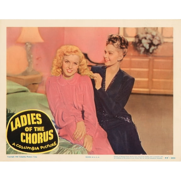 Ladies Of The Chorus Marilyn Monroe Adele Jergens 1948 Movie Poster Masterprint (14 x 11)