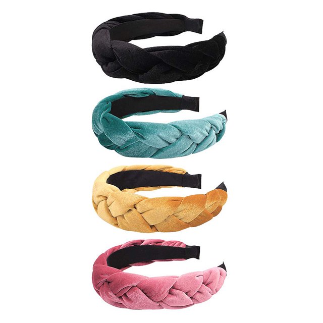 Diademas para mujer, para el pelo, para la cabeza, con trenzas, para niñas