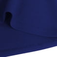 thumbnail image 4 of Asimétrico Sólido Columpio Acampanado Asimétrico Mujer Ropa Casual Formal Azul real, 4 of 8