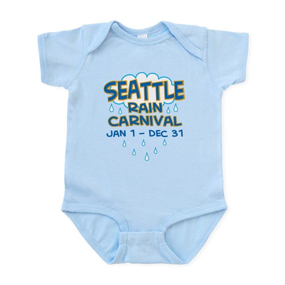 CafePress - Seattle Rain Carnival Infant Bodysuit - Baby Light Bodysuit, Size Newborn - 24 Months