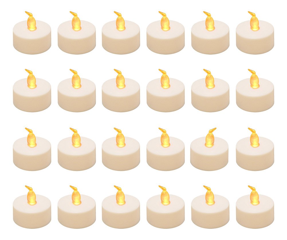 Battery Operated LED Tealights 24 Count