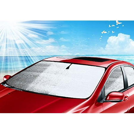 Mr. Garden Windshield Car Sunshade 51 Inchx23 Inch Dashboard Cover Heat Reflector,UV Rays (Best Dashboard Uv Protection)