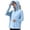 Light Blue_004, variant on Women's Upf 50+ Sun Hoodie Shirts with Mask and Brim Long Sleeve Solid Shirts 2026 Summer Fashion Uv Protection Ice Silk Sunscreen Tops Army Green One Size