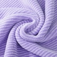 thumbnail image 5 of Yhmxh Cotton Soft Bath Towels, 28" x 56" Quick Drying Microfiber Striped Velvet Towel for Bath Fitness, High Absorbent Bath Towels for Bathroom, Sports, Yoga, Travel (Purple), 5 of 6