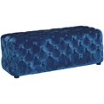thumbnail image 1 of Ashley Banc Lister en Velours Touffeté Bleu Marine, 1 of 1