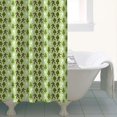 thumbnail image 4 of Green Bigfoot and Tree Pattern Shower Curtain 36"x72" ,Bathroom Decorative Shower Curtains Set with 12 Hooks,Modern Waterproof Washable Shower Curtain, 4 of 6
