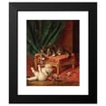 thumbnail image 2 of Jules Leroy 12x14 Black Modern Framed Museum Art Print Titled - Rose Kitten, 2 of 5