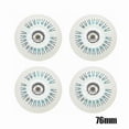 thumbnail image 4 of TrueNorth (Red-76mm)4pcs Flash Inline Skate Wheels 90a Led Lighting Skating Wheels 80 76 72 68, 4 of 4