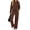 C-Brown, variant on UVN Two Piece Sets for Women Fall Casual Lounge Outfits Long Sleeve Hoodies Tops and Cargo Pants Tracksuits with Pockets