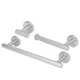 thumbnail image 3 of Juego de 3 piezas de plata para un almacenamiento ordenado en el baño, la cocina y el dormitorio Toallero de acero inoxidable resistente a la oxidación, 3 of 8