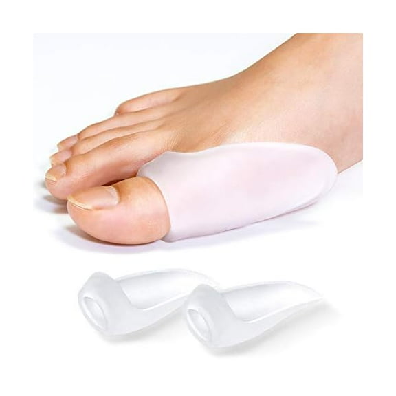Gel Bunion Protector Shield, 10 Pack of Bunion Pads and Cushions, Bunion Guard for Big Toe, Relieve Foot Pain from Friction, Rubbing and Pressure (FSA or HSA Eligible)