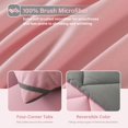 thumbnail image 4 of Juego de edredón Bed in a Bag Cosybay Queen rosa y gris, 7 piezas, 4 of 7