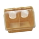 thumbnail image 2 of Alimentador de pájaros de paloma Alimentador de comedero accesorios de jaula Alimentador de ranura a prueba de fugas para agua de alimentación de Dos agujeros, 2 of 8
