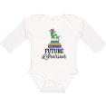 thumbnail image 3 of Inktastic Future Librarian Girls Reading Job Girls Long Sleeve Baby Bodysuit, 3 of 5