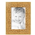 thumbnail image 2 of ArtToFrames 8x12 inch  Antique Floral Gold Picture Frame,  Multi 8" x 12" Wood Poster Frame (WOM-5169), 2 of 7
