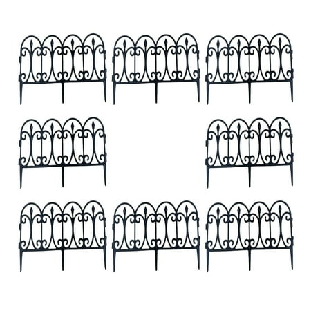 Fzaqwen Garden Fence Fencing Panels Garden Border Fencing Garden Fence Inserts Landscape 8pcs