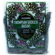 California Thompson Seedless Raisins Sundried Naturally 16 OZ (1 LB) 454 G