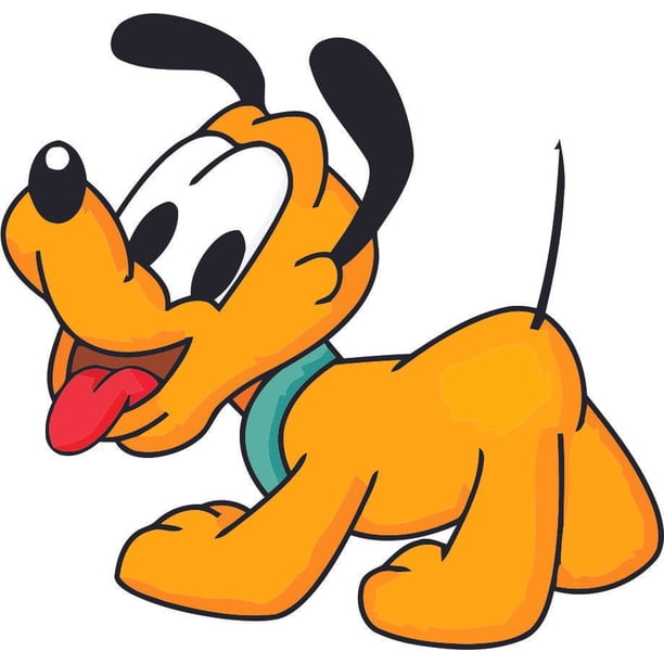 Cute Baby Pluto Cartoon Characters Tv Show Mickey Toddler Toddlers Baby Boy Girl Nursery Design Wall Decals For Bedroom Children S Decorations Kids Vinyl Art Decal Walls Rooms Size 30x30 Inch Walmart Com