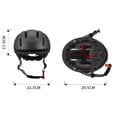 thumbnail image 2 of Zootealy Breathable City Commuter Bike Helmet with Sun Visor for Urban Cycling - LIXADA Outdoor Safety Headgear in Apricot White Color, 2 of 7