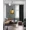 Black, variant on Gorgeous Home Linen (#32) Hotel Quality Silver Top Grommet Faux Silk Bright Red Thermal Foam Lined Heavy Thick Window Curtain 108" Length (1-Piece)