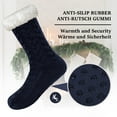 thumbnail image 2 of Men Slipper Fuzzy Grip Socks Fluffy Cozy Cabin Warm Winter Soft Thick Comfy Fleece Non Slip Home Socks, 2 of 6