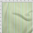 thumbnail image 2 of oneOone Viscose Jersey Fabric Multicolor Stripe Print Sewing Fabric BTY 60 Inch Wide, 2 of 4