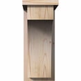 thumbnail image 2 of 7 1/2"W x 14"D x 18"H Huntington Smooth Corbel w/Backplate, Douglas Fir, 2 of 9
