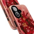 thumbnail image 2 of Floral Anatomical Heart Phone Case, Artistic Red Heart & Botanical Flowers Aesthetic Phone Protective Case for iPhone 16 15 14 13 12 11 Pro Max Plus Mini, 2 of 6
