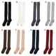 thumbnail image 3 of Qarigey 1 par de medias largas gruesas para mujer, calcetines ajustados por encima de la rodilla de felpa para otoño e invierno, calzado de Color Accesorios de calzado Café Qarigey AP012130-05, 3 of 6