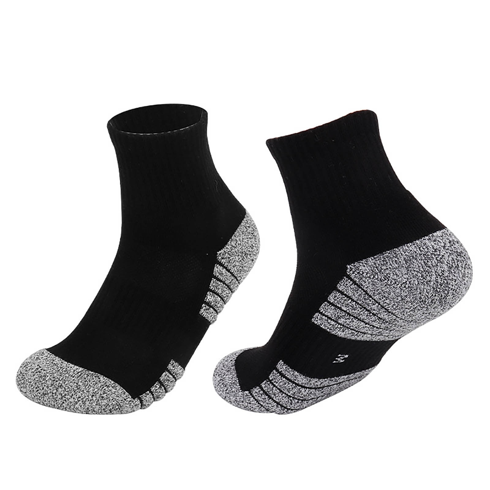 Wancir Men's Ankle Athletic Socks Quarter Cushion Moisture Wicking Running Sports Work Socks(6 Pairs)
