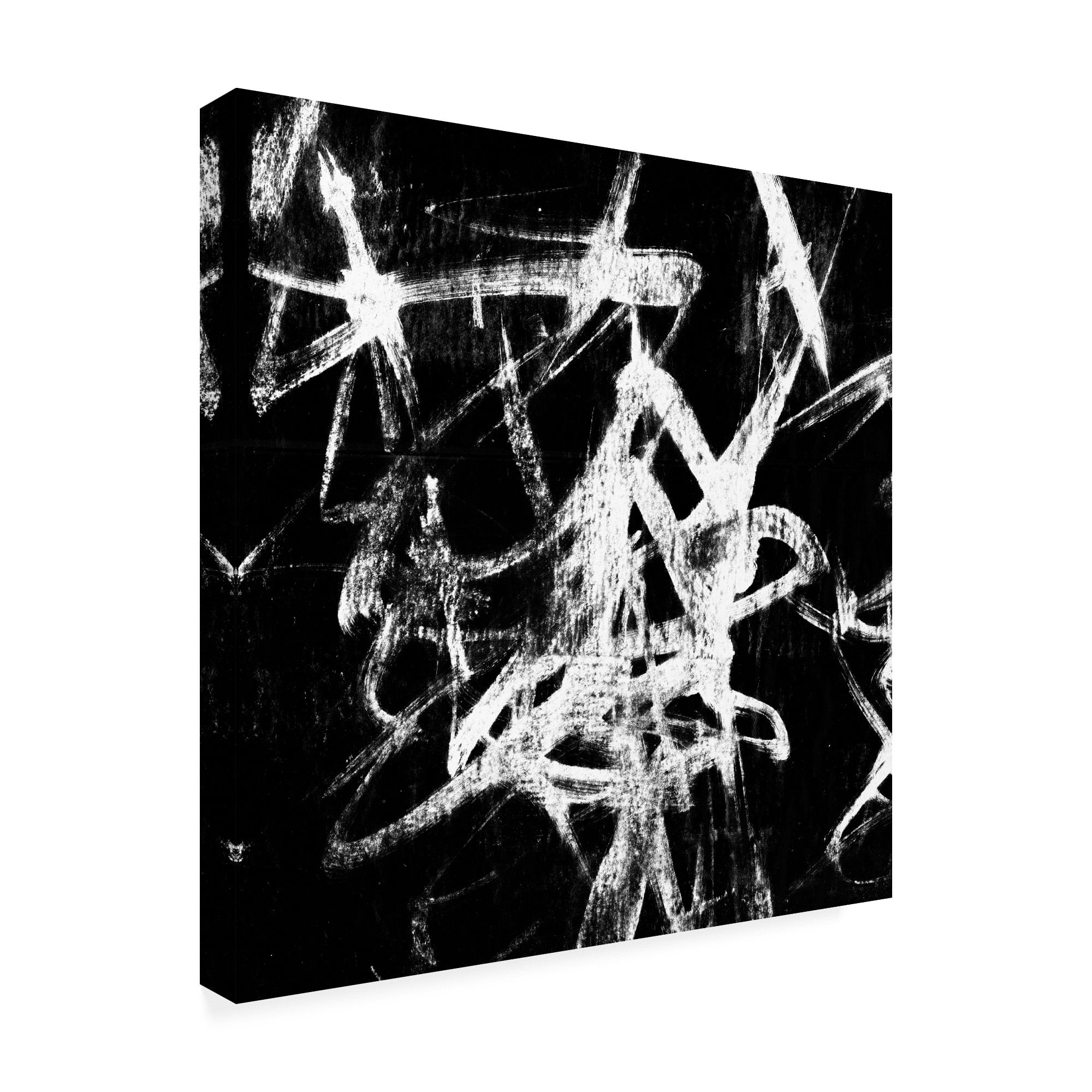 Trademark Fine Art 'Monotype Scribble III' Canvas Art by Jennifer Goldberger