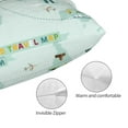 thumbnail image 5 of Salouo World Travel Map Pattern Pillow Cases,1PC Pillow Covers with Envelope Closure Decorative Pillow Case for Bed Couch,Pillows Not Included-16"x24", 5 of 6
