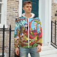 thumbnail image 3 of Phineas And Ferb Zip Up Hoodies Unisex Realistic 3D Print Sweatshirt Long Sleeve Hooded Jacket Coat 4XL, 3 of 8