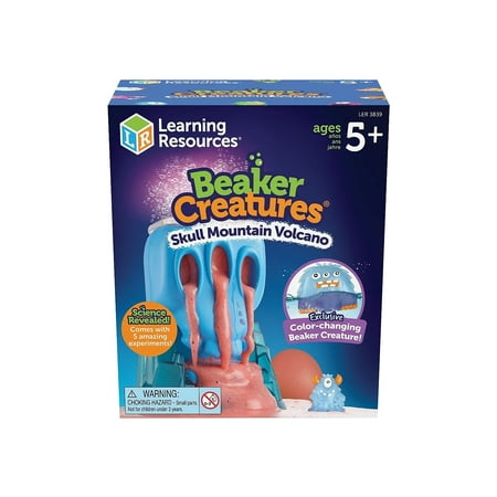 UPC: 0765023038392 | Learning Resources Beaker Creatures Skull Mountain Volcano Blue/Red (LER3839)