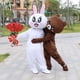 thumbnail image 4 of Disfraz de mascota oso de peluche de moda para cosplay, disfraz de personaje de dibujos animados de conejo, disfraz de fiesta de carnaval con publicidad, 4 of 5