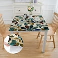 thumbnail image 2 of WYYP Flowers Mosaic Arabesque Square Tablecloth Outdoor Fitted 100% Polyester Fiber 46*46, 2 of 8