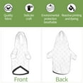 thumbnail image 6 of Fotbe Travel Around The World Airplane Print Small Dog Sweater Hoodies Pet Grey Hooded Soft Fleece Sweatshirts with Pocket Fall Winter Puppy Cat Sweaters Warm Clothes-Large, 6 of 7
