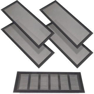  Shappy Vent Covers For Home Floor Vent Covers Magnetic Mesh  Vent Covers For Ceiling Floor Vent Covers Catch Debris Hair Insect, Black