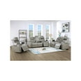 thumbnail image 4 of New Classic Furniture Breckenridge Leather Power Console Loveseat in Gray, 4 of 10