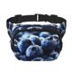 thumbnail image 1 of Balery Blueberry Mochila Cinturón para Mujeres y Hombres, Bolsa de Cintura Impermeable de Doble Capa con Correa, 1 of 9