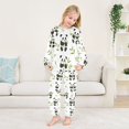 thumbnail image 5 of Fluffy Pajamas Set Fuzzy Winter Warm Pj Sets Pullover Tops and Long Pants Panda Eating Bamboo X-Small, 5 of 8