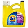 Ace Simply Oxi Boost + Febreze Odor Defense, Liquid Laundry Detergent, Sunny Breeze Scent, 137 fl oz, 96 Loads
