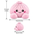 thumbnail image 3 of Cute Dumpling Plush Toy, Soft Bao Bun Stuffed Animal with Steamer Carry Case, Kawaii Plush Toy, Collectible Christmas Gift Toy for Birthday Holiday, 3 of 9