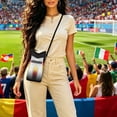 thumbnail image 1 of Mini Football Drawstring Bag Sports Sackpack for Soccer Games | Lightweight Nylon Shoulder Bag for Matches | Compact Carryall for Smartphone Keys Card At Stadiums Events, 1 of 6