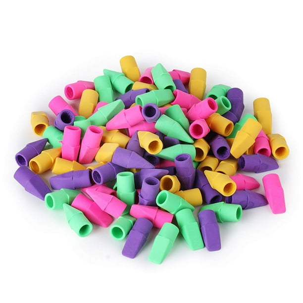 Mr. Pen Pencil Erasers, Pencil Top Erasers, 120 Pieces Cap Erasers