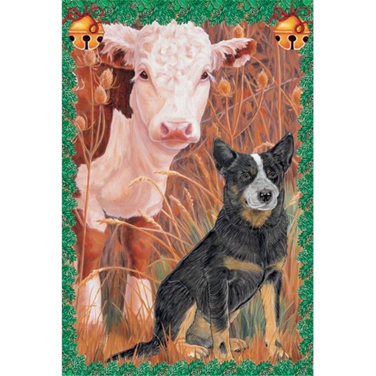 Pipsqueak Productions C998 Holiday Boxed Cards- Australian Cattle Dog