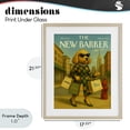 thumbnail image 4 of Stupell Industries Eclectic New Barker Dog Magazine Birch Framed Print Under Glass, 17 x 21, by Grotto Studios, 4 of 8