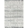 thumbnail image 4 of SAFAVIEH Montage Elijah Geometric Indoor/Outdoor Area Rug, Grey/Ivory, 6'7" x 6'7" Round, 4 of 10